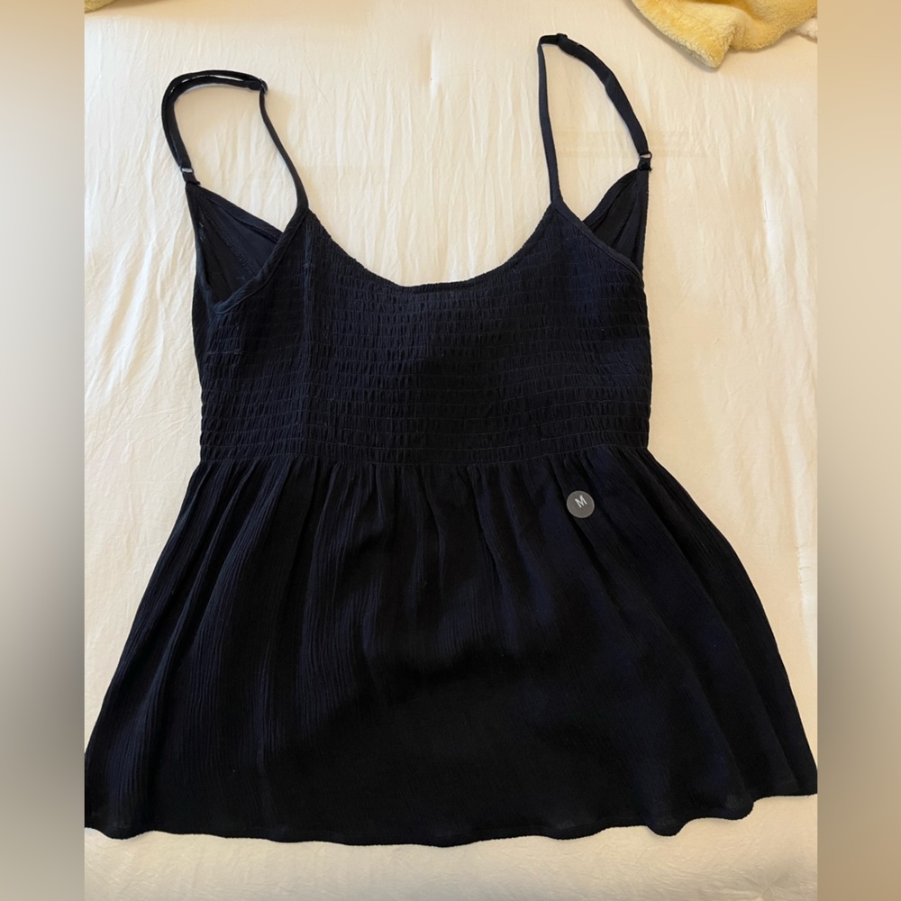 NWT Black Flowy Tank Top